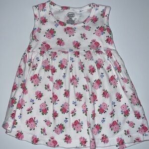 🛍PRETTY COLOR FLORAL LITTLE GIRLS DRESS SIZE 3-6 MONTHS 🛍